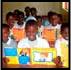 tanzania students with new books