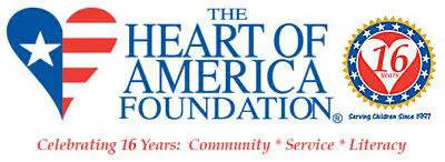 A logo for the heart of america foundation.