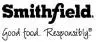 Smithfield Foods logo, "Good Food Responsibly" tagline.